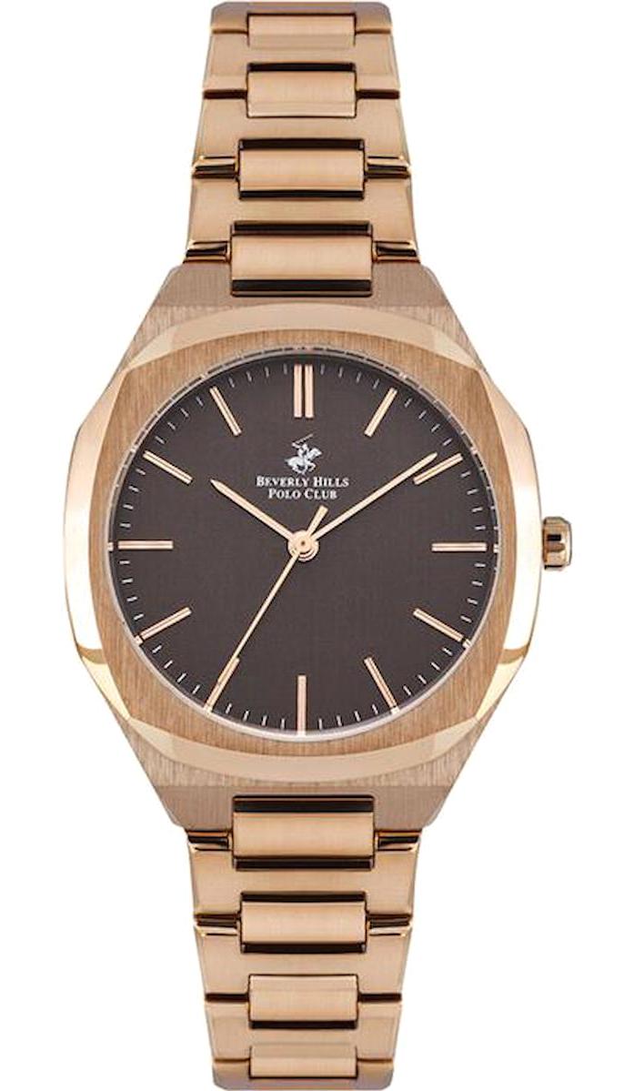 Beverly Hills Polo Club BP3024X.440 35 mm Rose Gold Çelik Kordon Analog Kadın Kol Saati