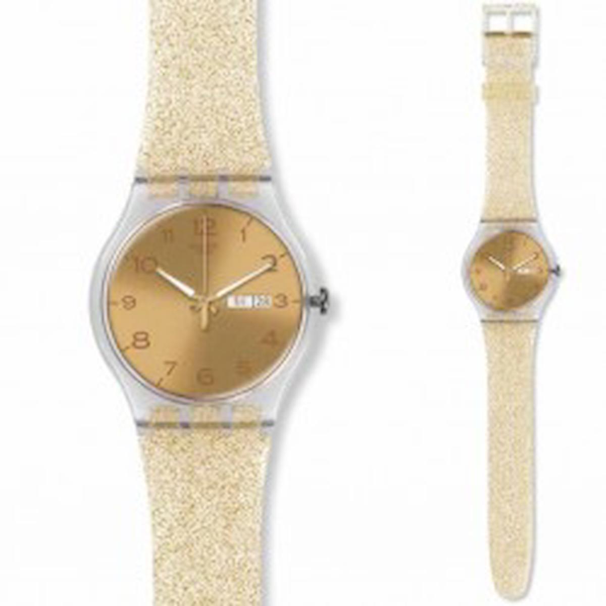 Swatch SUOK704 34 mm Altın Çelik Kordon Analog Kadın Kol Saati