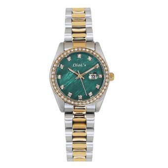 Dial X DX-5084-4 31-35 mm Altın-Gri Metal Kordon Analog Kadın Kol Saati