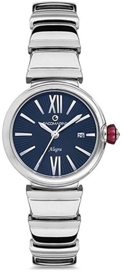 Pacomarine PM.51080.06 Takvimli 32 mm Gri Çelik Kordon Analog Kadın Kol Saati