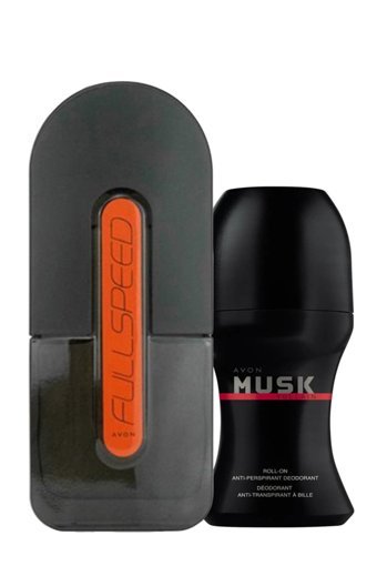 Avon Full Speed İkili Erkek Parfüm Deodorant Seti EDT + Roll On