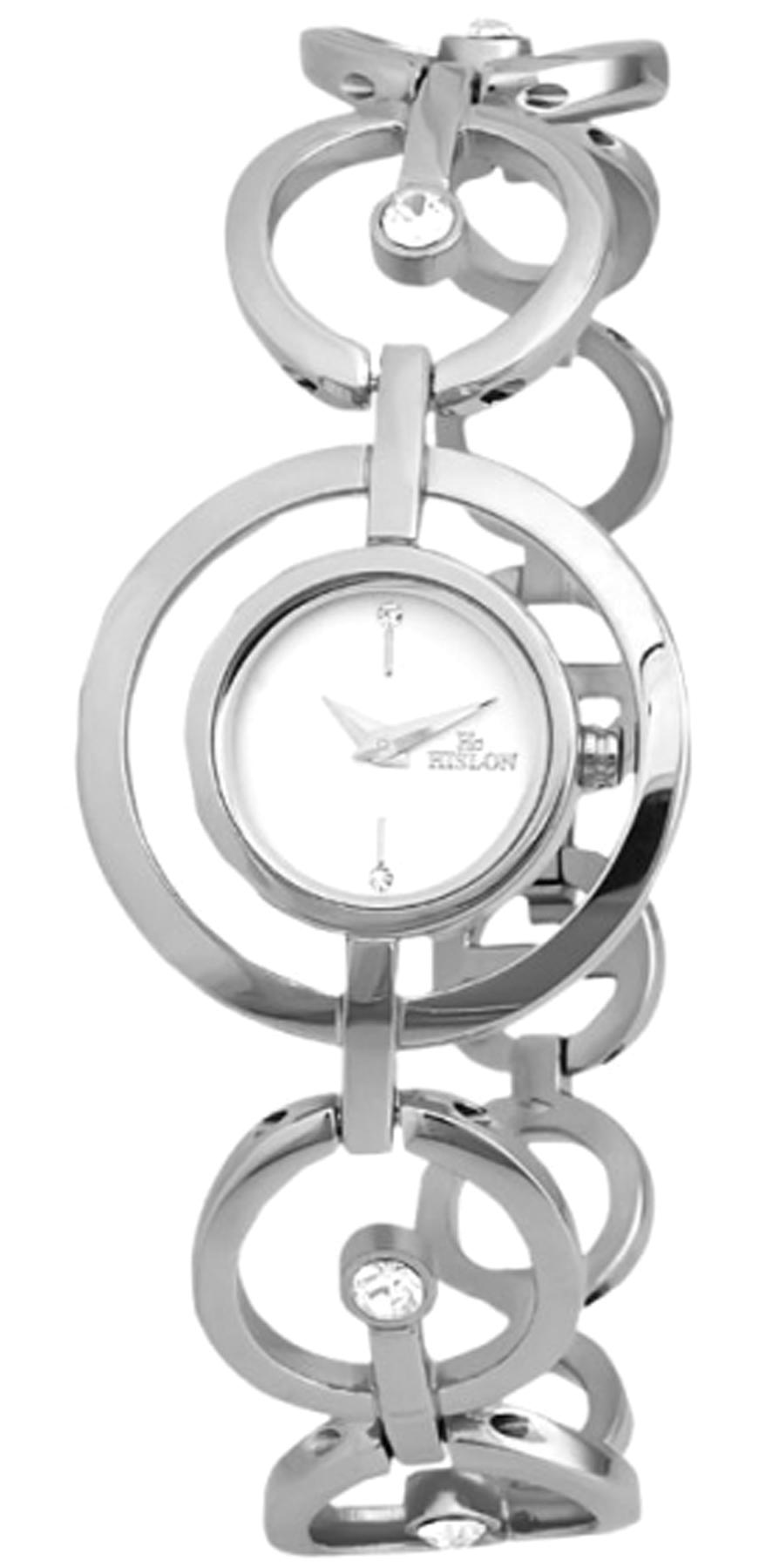 Hislon 3159-22331 23 mm Gri Çelik Kordon Analog Kadın Kol Saati