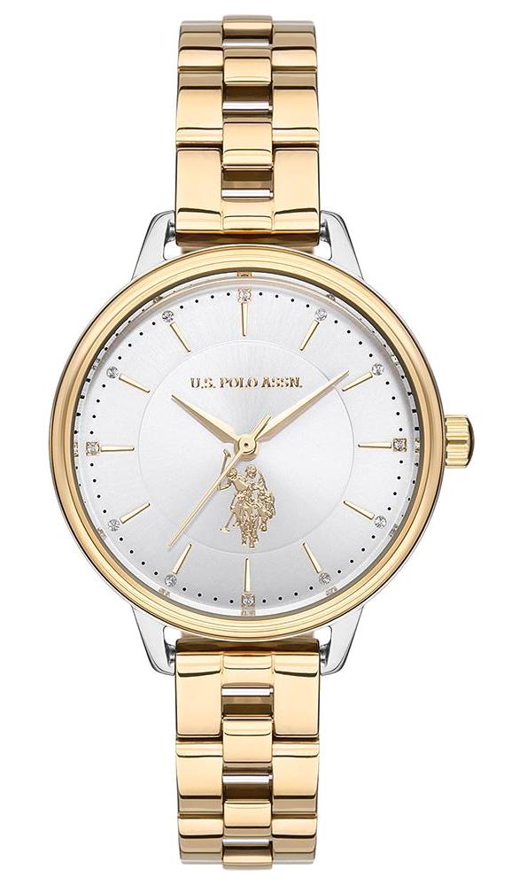 U.S. Polo Assn USPA2013-05 33 mm Altın Çelik Kordon Analog Kadın Kol Saati
