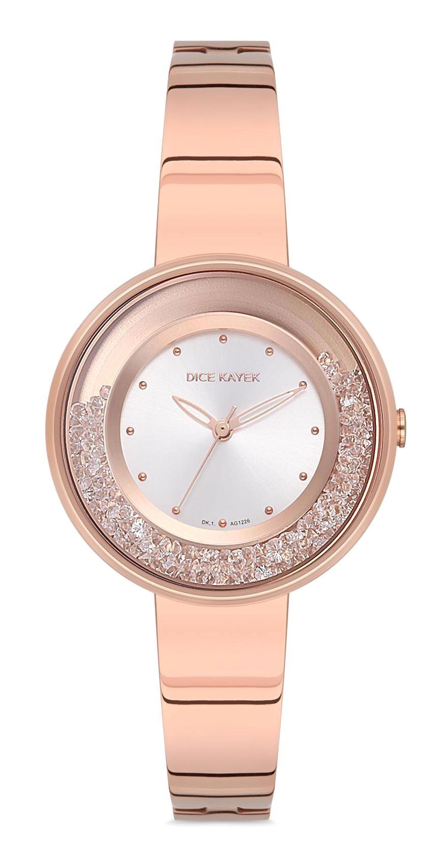 Dice Kayek DK.1.AG1226.01 36 mm Rose Gold Çelik Kordon Analog Kadın Kol Saati