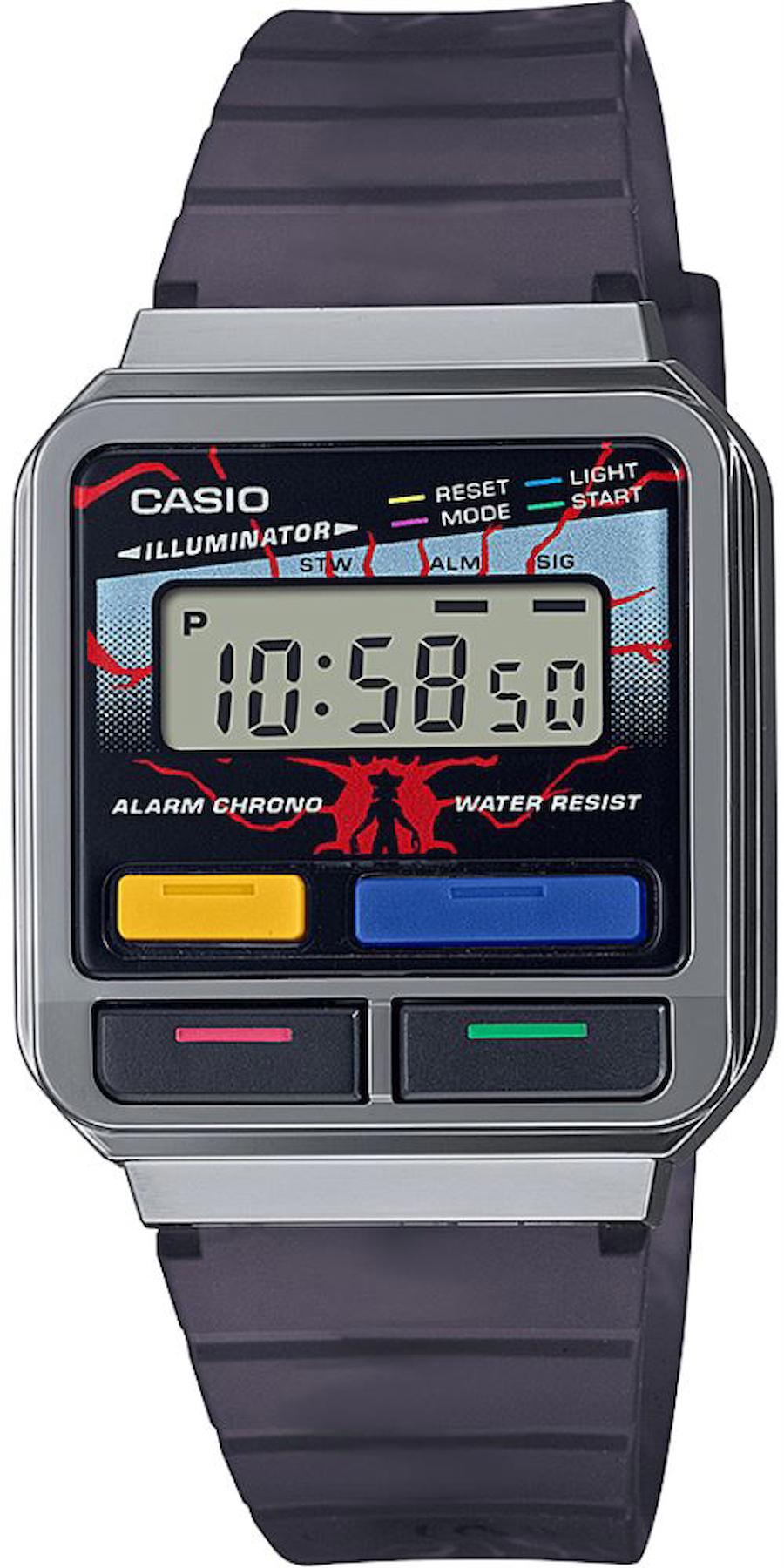 Casio A120WEST-1ADR Takvimli 33.5 mm Gri Plastik Kordon Dijital Erkek Kol Saati