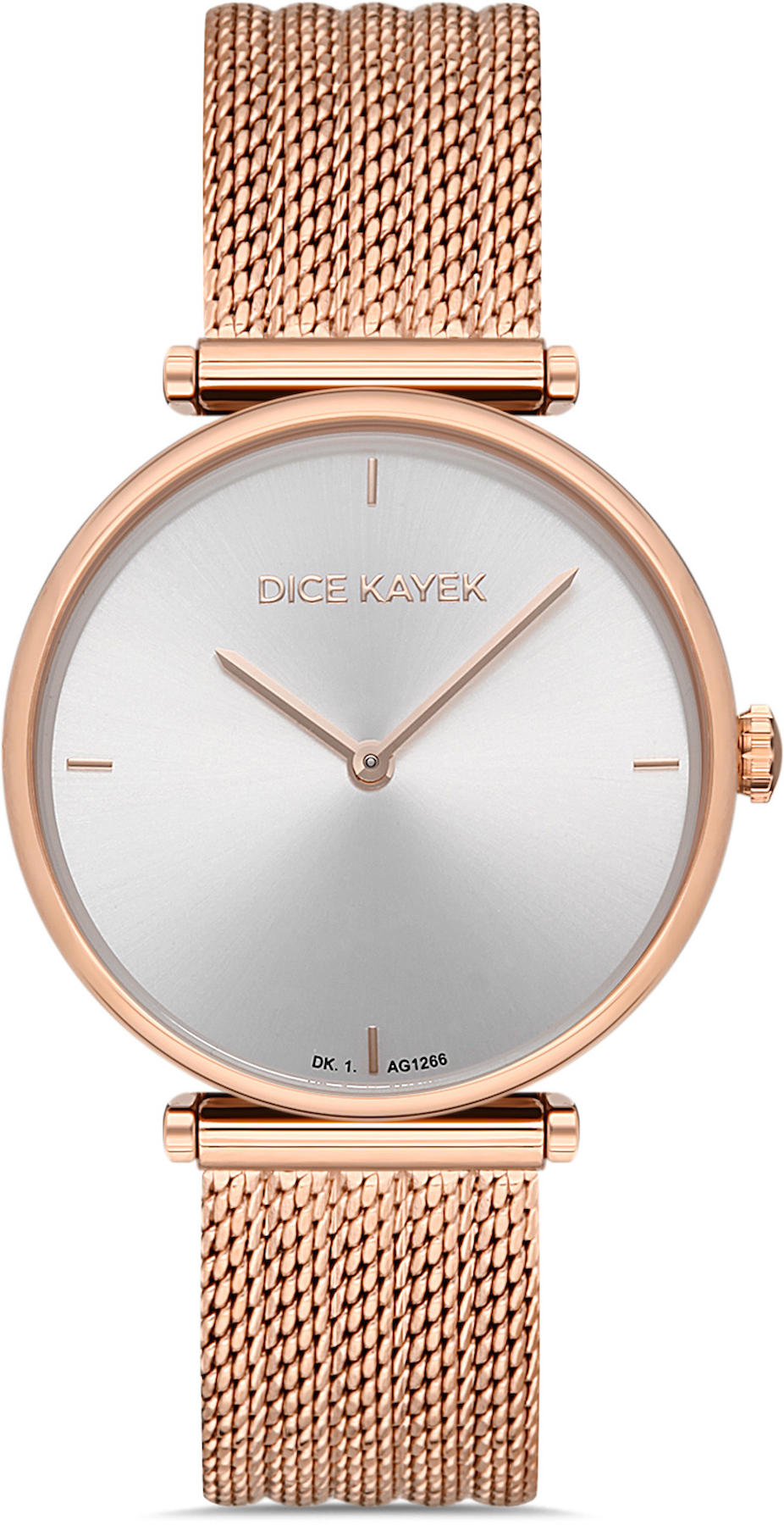 Dice Kayek DK.1.AG1266.02 36 mm Rose Gold Metal Kordon Analog Kadın Kol Saati