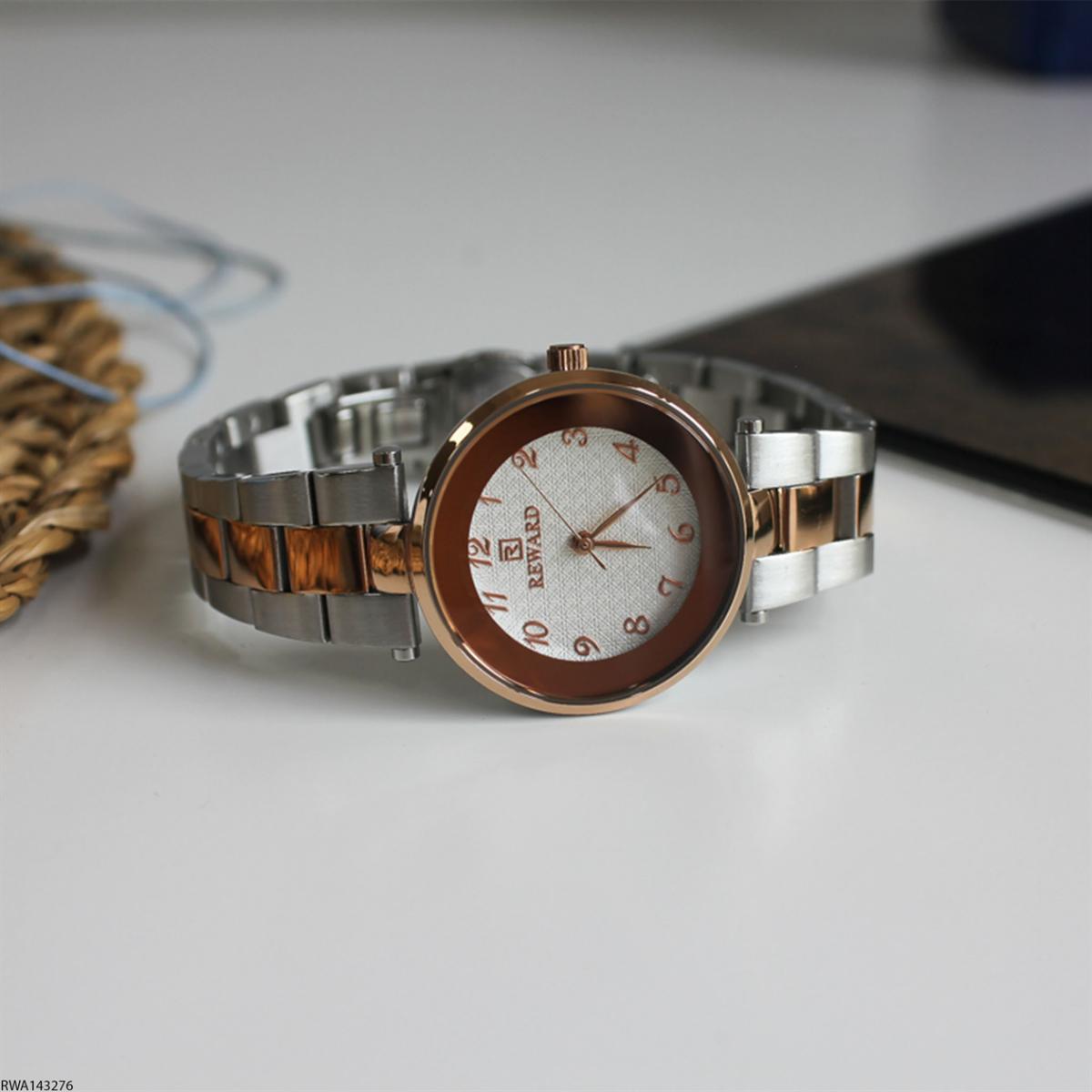 Reward RWA143276 33 mm Altın-Gri Çelik Kordon Analog Kadın Kol Saati