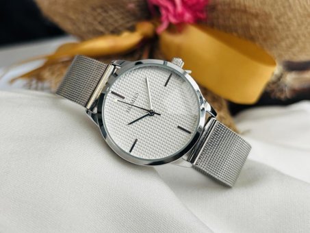Homies 30 mm Gri Çelik Kordon Analog Kadın Kol Saati