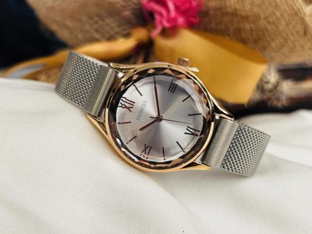 Homies HM18084S01-SRS 33 mm Gri-Rose Gold Çelik Kordon Analog Kadın Kol Saati