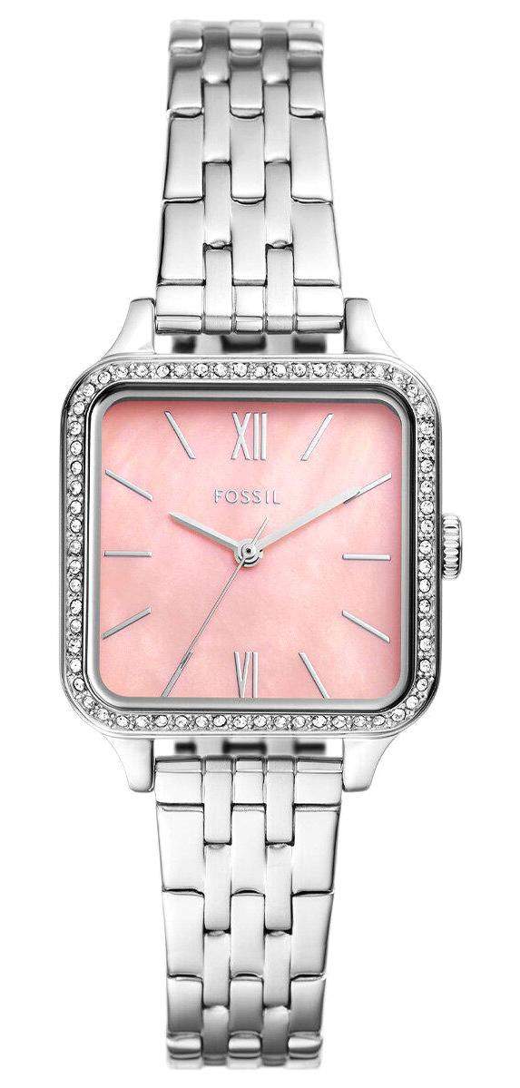 Fossil BQ3935 28 mm Gri Çelik Kordon Analog Kadın Kol Saati