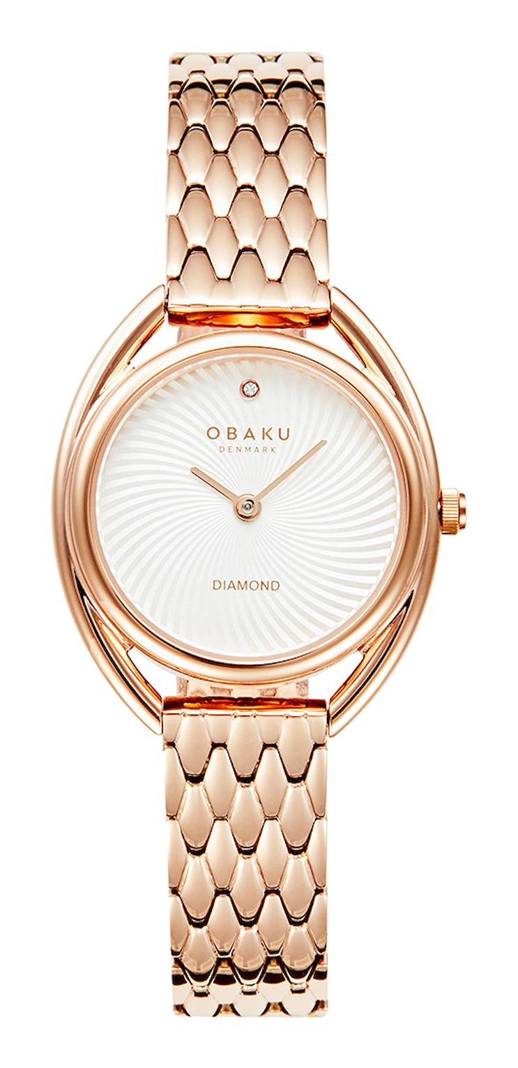 Obaku Denmark V286LXVISV 29 mm Rose Gold Çelik Kordon Analog Kadın Kol Saati