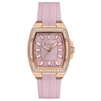 Freelook FL.1.10093.1 35 mm Pembe Plastik-Silikon Kordon Analog Kadın Kol Saati