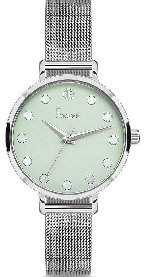 Freelook F.1.1050.02 38 mm Gri Çelik Kordon Analog Kadın Kol Saati