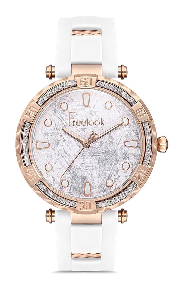 Freelook FL.1.10167.3 36 mm Beyaz Silikon Kordon Analog Kadın Kol Saati