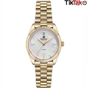 Beverly Hills Polo Club BP3234X.404 34 mm Altın Çelik Kordon Analog Kadın Kol Saati