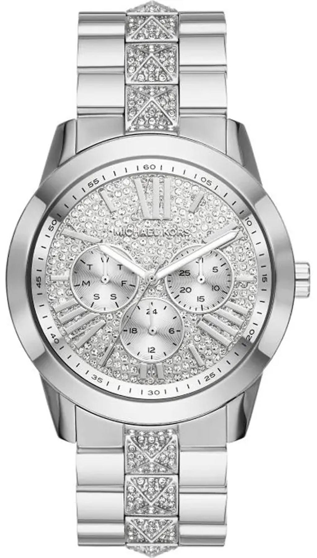 Michael Kors MK7262 Takvimli 42 mm Gri Çelik Kordon Analog Kadın Kol Saati