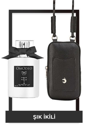 Aqua Di Polo 1987 Omodeo İkili Kadın Parfüm Seti EDP + Siyah Omuz Çantası