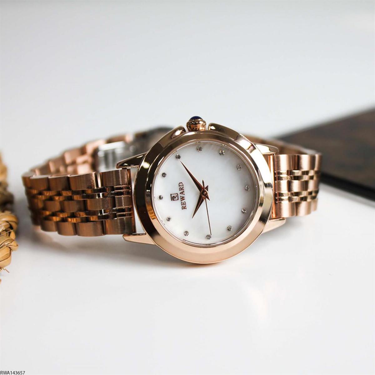 Reward RWA143657 30 mm Rose Gold Çelik Kordon Analog Kadın Kol Saati