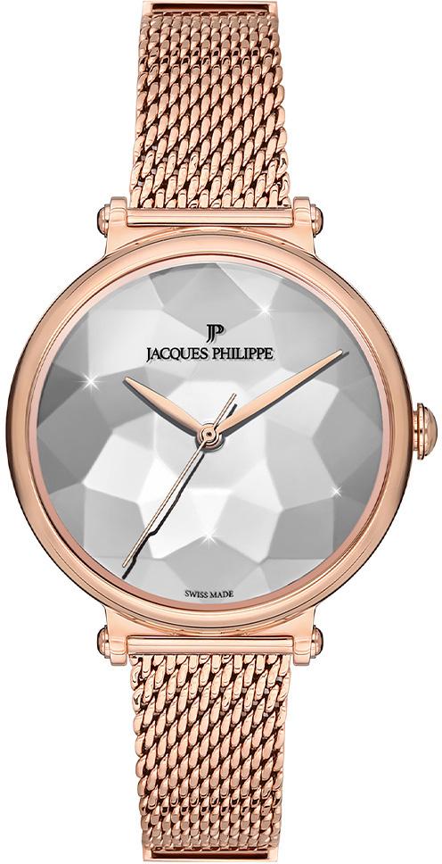 Jacques Philippe JPQLS1137X5 34 mm Rose Gold Çelik Kordon Analog Kadın Kol Saati