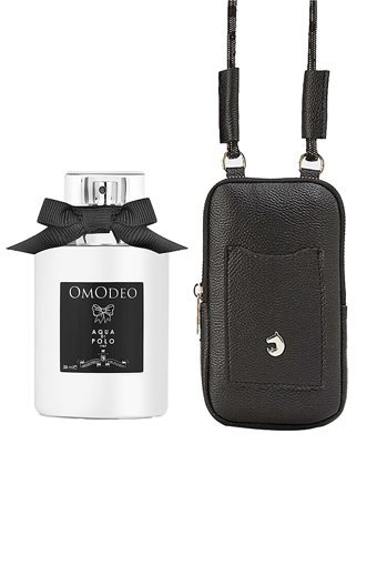 Aqua Di Polo 1987 Omodeo İkili Kadın Parfüm Seti EDP + Siyah Omuz Çantası