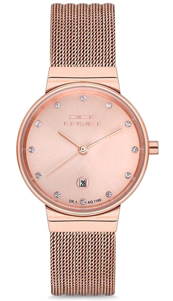 Dice Kayek DK.1.AG1166.01 28 mm Rose Gold Çelik Kordon Analog Kadın Kol Saati