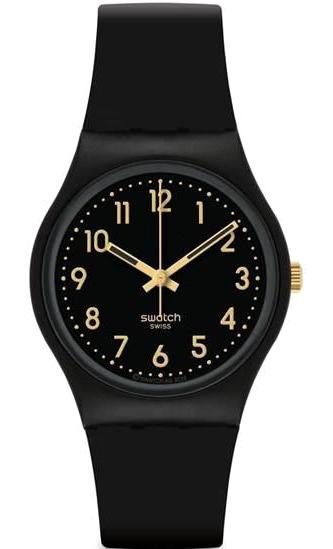 Swatch GB274 34 mm Siyah Silikon Kordon Analog Kadın Kol Saati