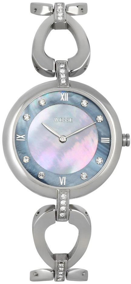 Wesse WWL1006-05 32 mm Gri Çelik Kordon Analog Kadın Kol Saati