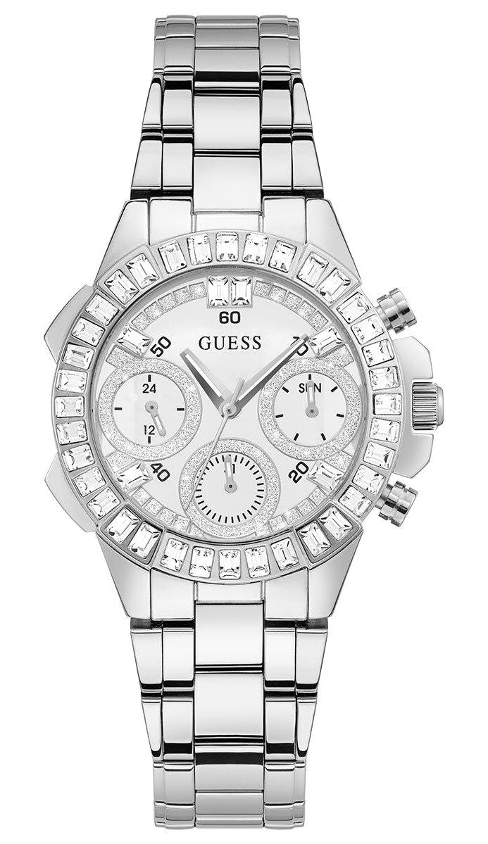 Guess GUGW0366L1 Takvimli 36 mm Gri Çelik Kordon Analog Kadın Kol Saati