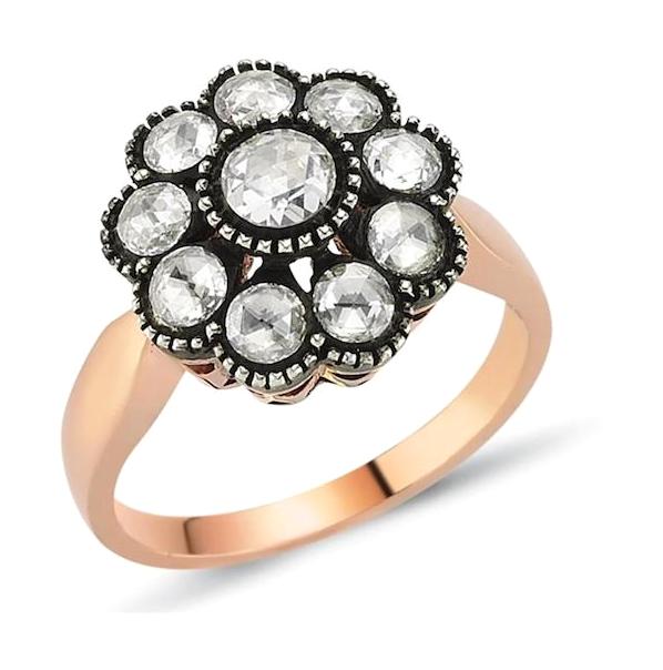Safir Kuyumculuk 0.28 Karat Yuvarlak Sertifikalı Beyaz Taşlı 8 Ayar Elmas Yüzük