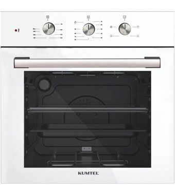 Kumtel B66-SF2 (MT) 56 Lt A+ Enerji Sınıfı Analog Retro Tam Boy Ankastre Fırın Beyaz