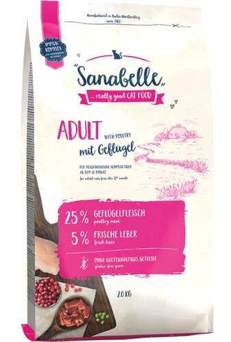 Sanabelle Adult Kümes Hayvanlı Tahılsız Yetişkin Kuru Kedi Maması 10 kg