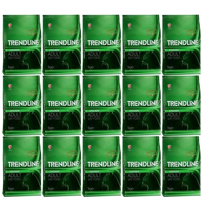 Trendline Tavuk Yetişkin Kuru Kedi Maması 15x1 kg