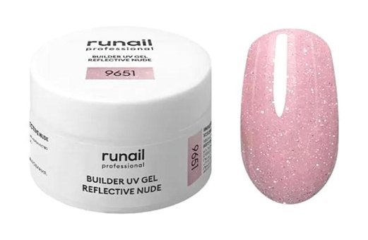 Runail Reflective 9651 Nude Parlak Kalıcı Simli Oje