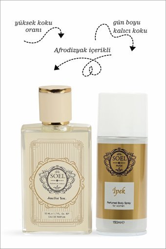 Soel Parfüm Brb/Clsc İkili Kadın Parfüm Deodorant Seti EDP 50 ml + İpek Deodorant 150 ml