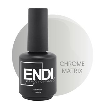 Endi Professional Inox Serisi Chrome Matrix Gri Parlak Kalıcı Oje