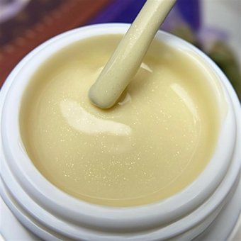 Patrisa Nail Soft Pudding 15 Sarı Işıltılı Kalıcı Simli Jel Oje
