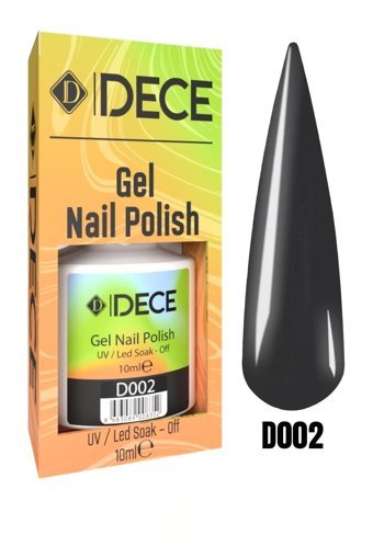 Dece D002 Siyah Parlak Kalıcı Oje