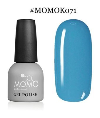 Momo K071 Mavi Parlak Kalıcı Oje