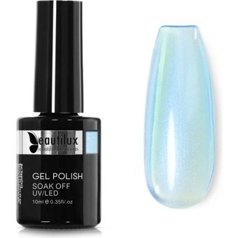 Beautilux Mermaid B-128 Mavi Işıltılı Kalıcı Simli Oje