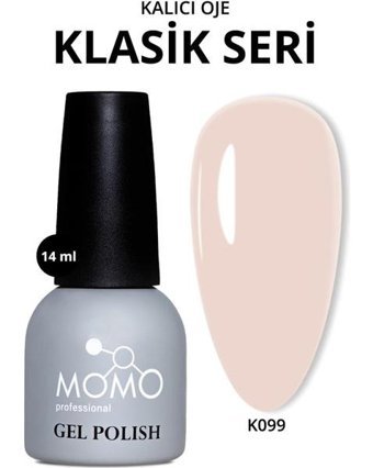 Momo Cappuccino K099 Krem Parlak Kalıcı Oje