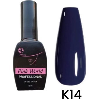 Pink World K14 Lacivert Parlak Kalıcı Oje