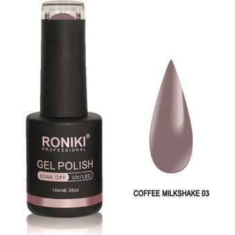 Roniki Coffee Milkshake 03 Kahverengi Parlak Kalıcı Oje