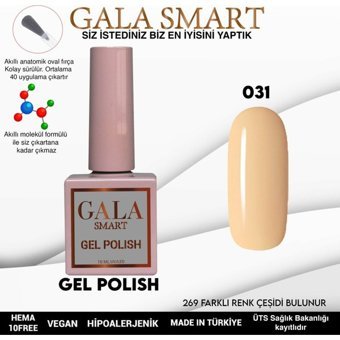 Gala Smart Klasik Seri 31 Krem Parlak Kalıcı Oje