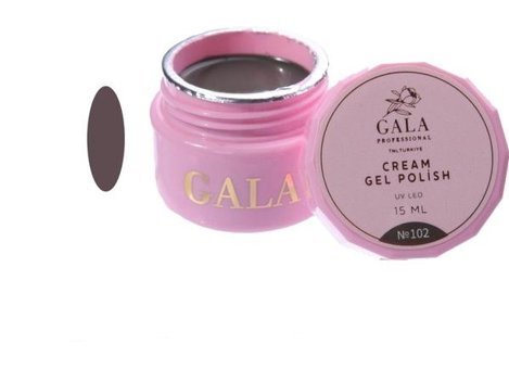 Gala Smart Professional Cream 102 Gri Parlak Kalıcı Jel Oje