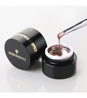 Born Pretty Metallic 3 Kahverengi Metalik Kalıcı Jel Oje