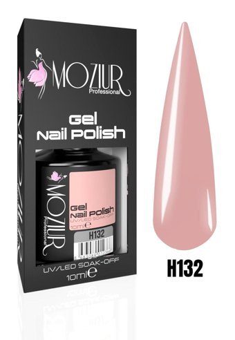 Moziur H132 Pembe Parlak Kalıcı Oje