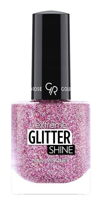 Golden Rose Glitter Shine 208 Mor Işıltılı Simli Oje