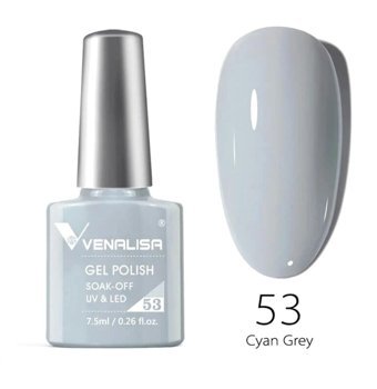 Venalisa Uv Led Cyan Grey 53 Gri Parlak Kalıcı Oje