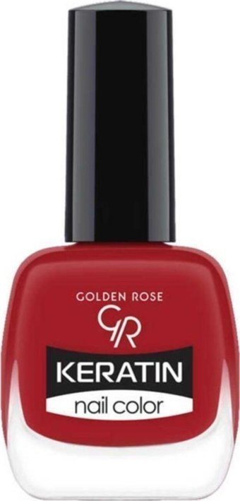 Golden Rose Keratin Nail Color 38 Kırmızı Parlak Oje