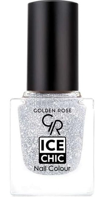 Golden Rose Ice Color Nail Lacquer 101 Gri Işıltılı Simli Oje